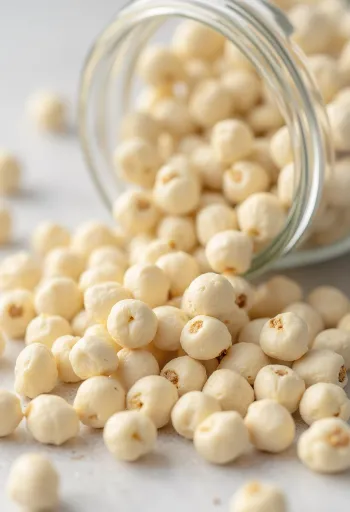 Vitpepparkorn och malen vitpeppar i rustika skålar på köksbänk av trä