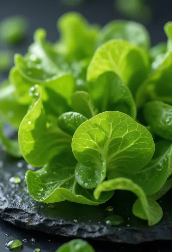 Torkad havssallad med ljusgrön färg