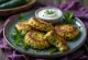 Kolokithokeftedes i vegansk variant, grönsaksbiffar med färska kryddor