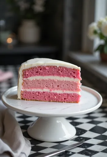 Ombretårta med tonade lager