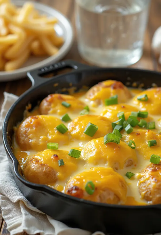 Papas chorreadas med vitlök, serverad med krämig potatis