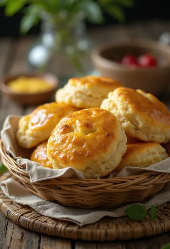 Pogácsa med valnöt- och vallmofyllning, gräddad gyllenbrun