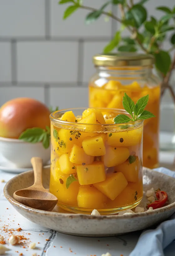 Achar indisk pickles i burk