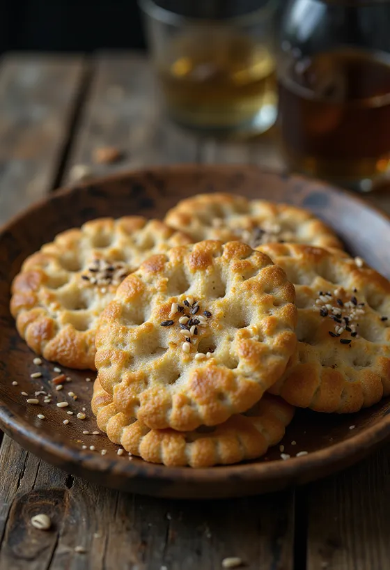 Nygräddat svenskt knäckebröd