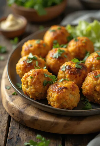 Vegansk Kofta med kikärtor och persilja
