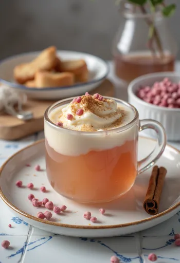 Rosépepparcider serverat i glas