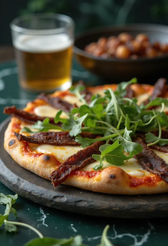 Pizza Sudafricana serverad
