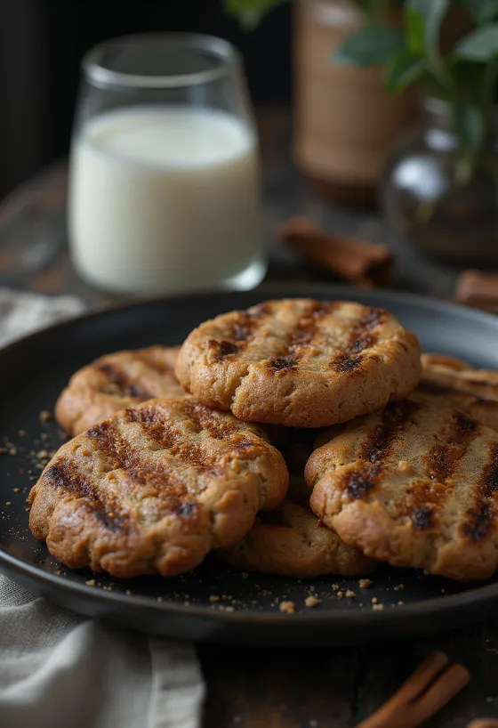 BBQ grillad pepparkaka med ingefära