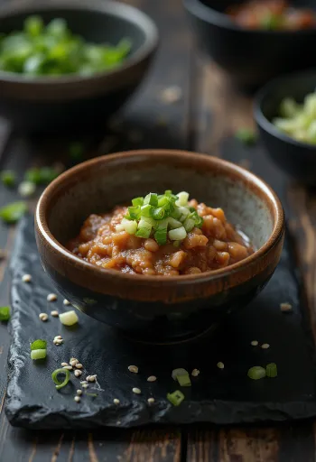 Ssamjangsås serverad med grillade rätter