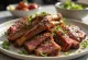 Grillad Galbi, koreanskt nötkött i marinad, med sesamfrön