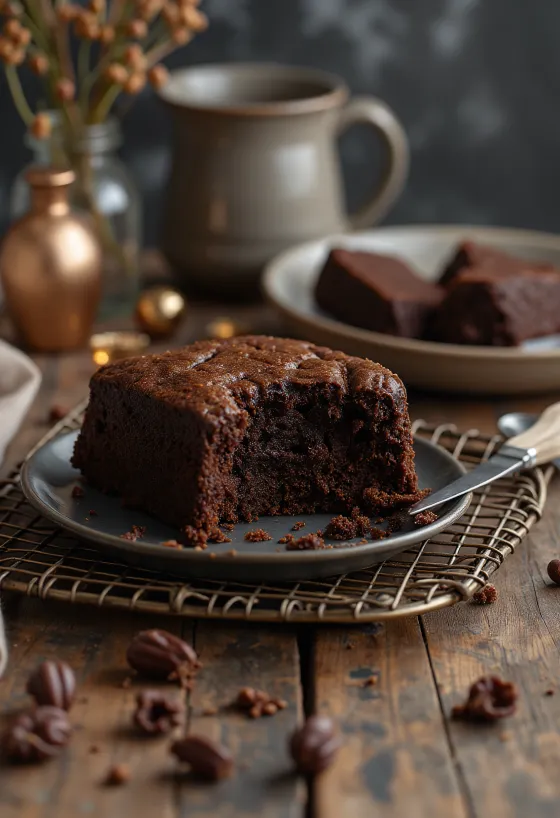 Hemgjord chokladtårta