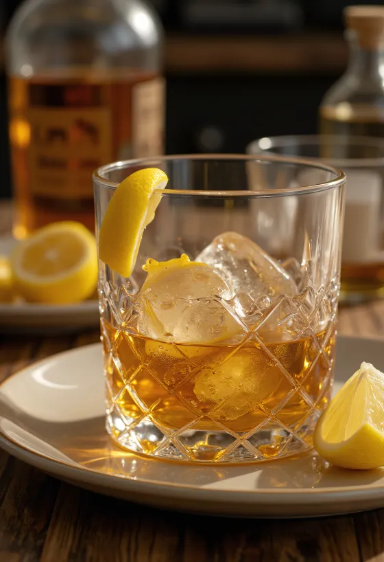 Honungswhiskey i glas