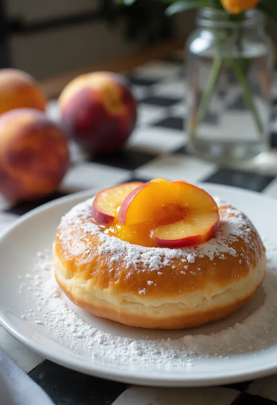 Aprikosmunkar med färsk frukt