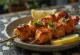 Tikka kebab i indisk stil serverad