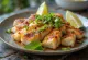 Anticucho de pescado, grillad fisk med lime och färska grönsaker