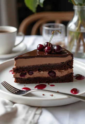 Lúdláb-tårta serverad