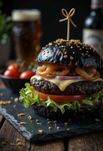 Midnattsburgare serverad