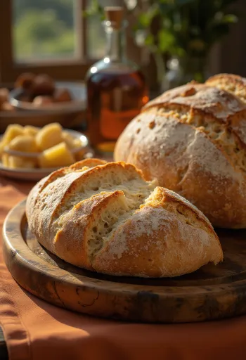 Pane di Altamura italienskt DOP-certifierat bröd nybakat