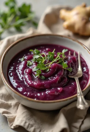 Rödvinssås med dragon och ingefära i såskanna