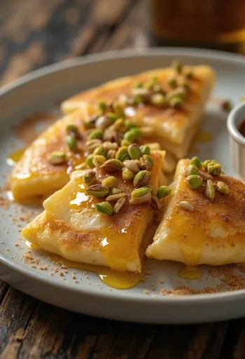 Khagineh iransk pannkaka serverad