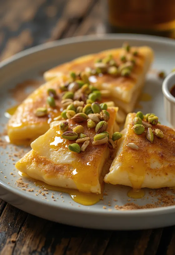 Khagineh iransk pannkaka serverad
