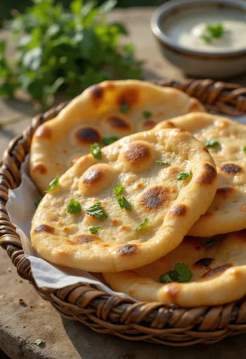 Aish Baladi egyptiskt bröd nybakat