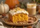 Pumpatårta med mascarpone och höstdekoration