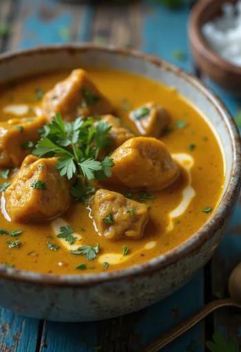 Biffcurry serverad med kokosmjölk och kryddor