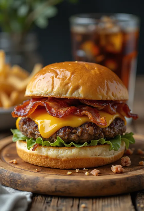 Baconburgare serverad