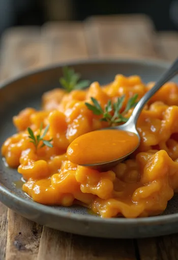 Paprikasmörsås serverad till grillat kött