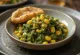 Callaloo serverad med majs