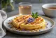 Lavendel- och Honungsvåffla serverad