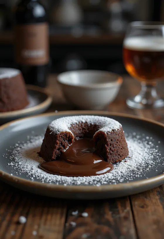 Chokladfondant med rinnande inre
