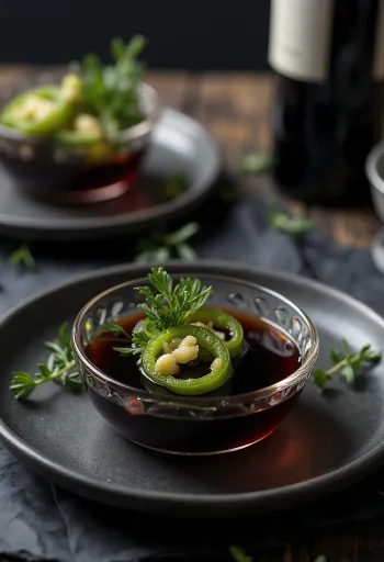 Rödvin- och balsamicosås i skål