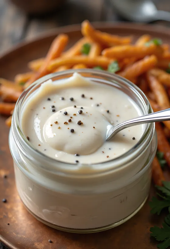 Alabama vit barbecuesås serverad med grillad kyckling