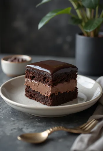 Rigó Jancsi-tårta serverad