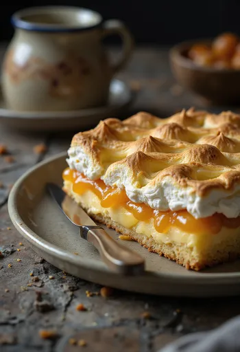 Rákóczi kvargtårta serverad