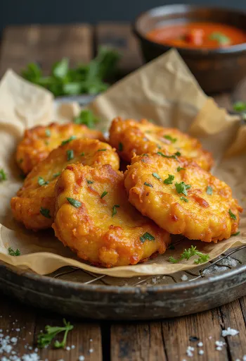 Bakwan serverad krispigt friterad