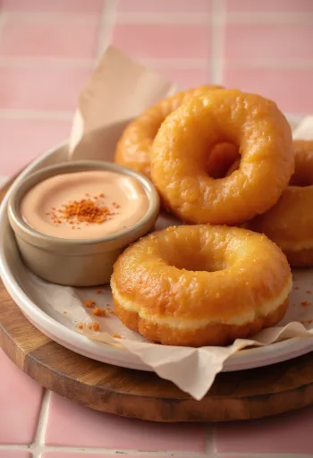 Fry Sauce-munkar nyserverade