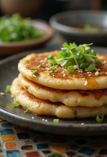 Miso-pannkaka serverad