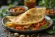 Chili dosa färsk, stekt frasig, serverad med chilifyllning
