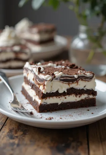 Viennetta Choklad glasstårta med chokladlager