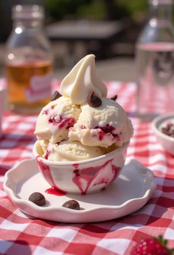 Baskin-Robbins Love Potion glass serverad