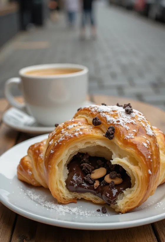 Cookie croissant serverad