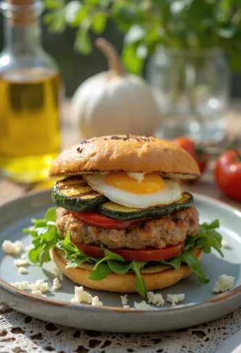 Grillad grönsaksburgare