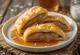 Strudel med saltkaramell serverad