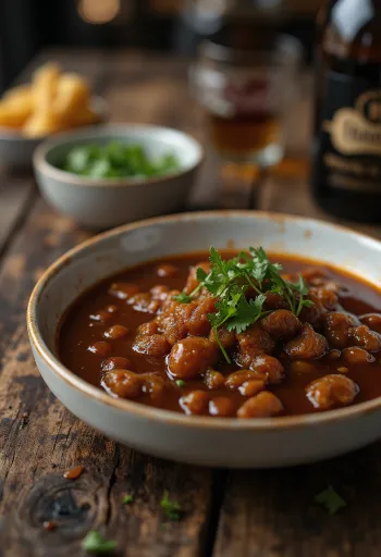 Kryddig tamarindsås serverad med grillat kött