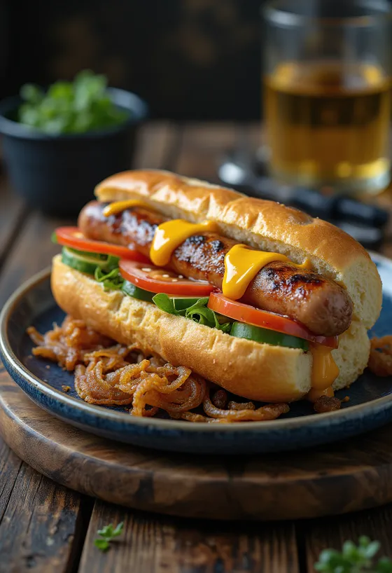 Kockens Special Hot Dog serverad