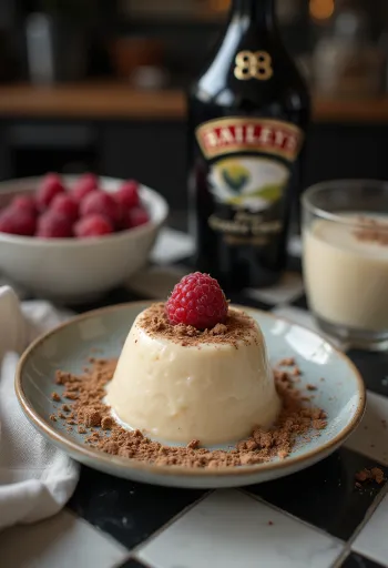 Bailey’s pannacotta i glas
