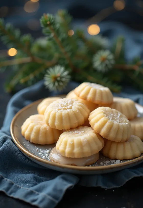 Mjuka honungskakor med glasyr, i julstämning